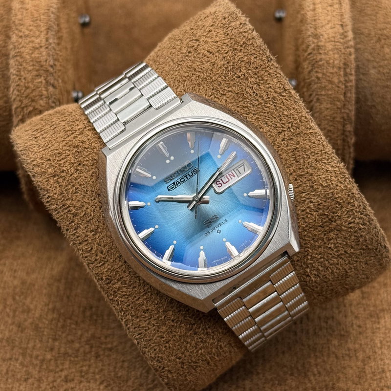 Seiko Seiko - 5Actus 蒼海 (Sōkai) – Blue Ocean - No Reserve Price - 6106-7700 - Men - 1974 vintage watch - image 13