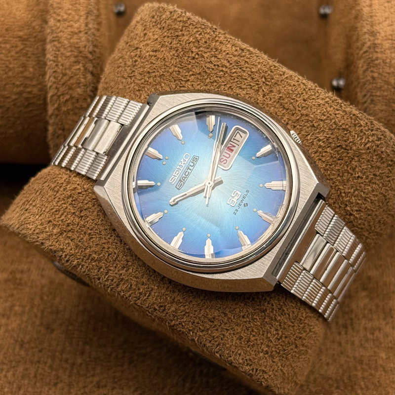 Seiko Seiko - 5Actus 蒼海 (Sōkai) – Blue Ocean - No Reserve Price - 6106-7700 - Men - 1974 vintage watch - image 14