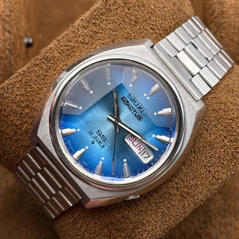 Seiko Seiko - 5Actus 蒼海 (Sōkai) – Blue Ocean - No Reserve Price - 6106-7700 - Men - 1974 vintage watch - image 15