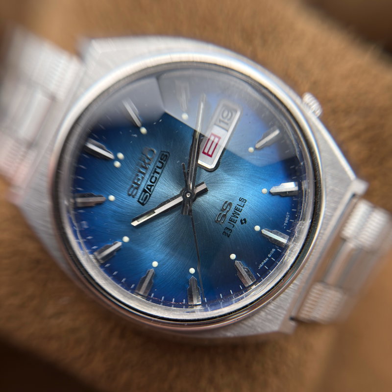 Seiko Seiko - 5Actus 蒼海 (Sōkai) – Blue Ocean - No Reserve Price - 6106-7700 - Men - 1974 vintage watch - image 23