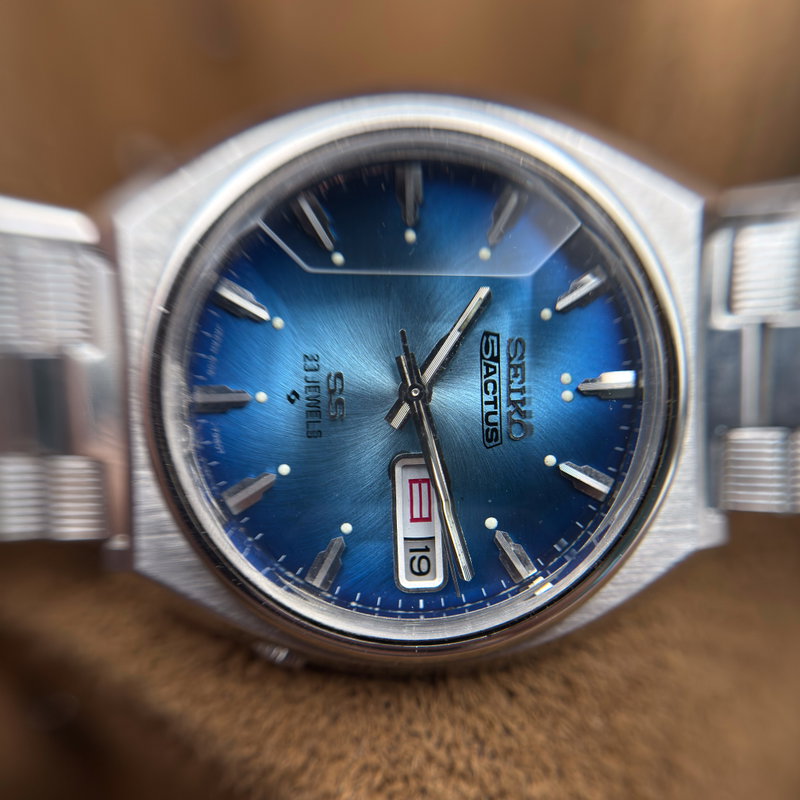 Seiko Seiko - 5Actus 蒼海 (Sōkai) – Blue Ocean - No Reserve Price - 6106-7700 - Men - 1974 vintage watch - image 24