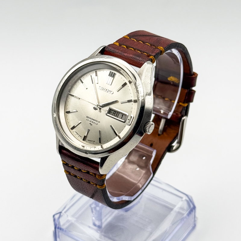 Seiko Seiko - Seikomatic-P 銀波 (Ginpa) – Silver Wave - No reserve price - 5106-8020 - Men - 1967 vintage watch - image 2