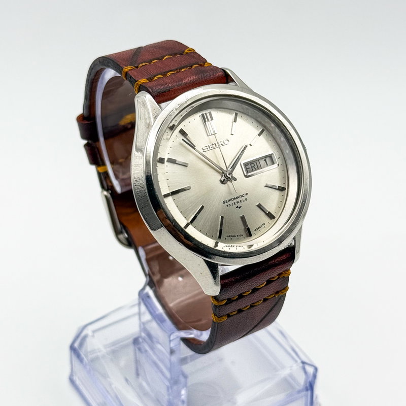 Seiko Seiko - Seikomatic-P 銀波 (Ginpa) – Silver Wave - No reserve price - 5106-8020 - Men - 1967 vintage watch - image 4
