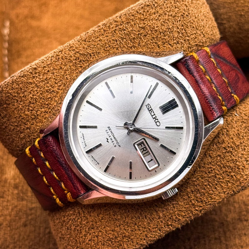 Seiko Seiko - Seikomatic-P 銀波 (Ginpa) – Silver Wave - No reserve price - 5106-8020 - Men - 1967 vintage watch - image 16