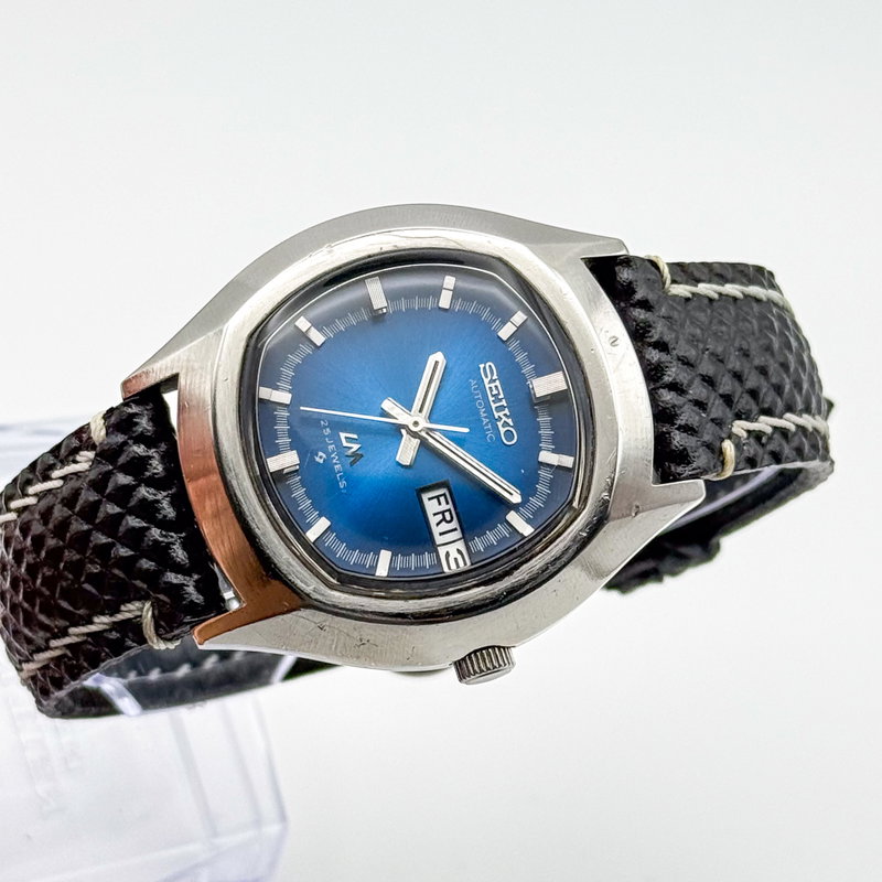 Seiko Seiko - LM "Deep Blue Sunburst" 青嵐 (Ao Arashi) – Blue Storm - No reserve price - 5606-5140 - Men - 1973 vintage watch - image 8