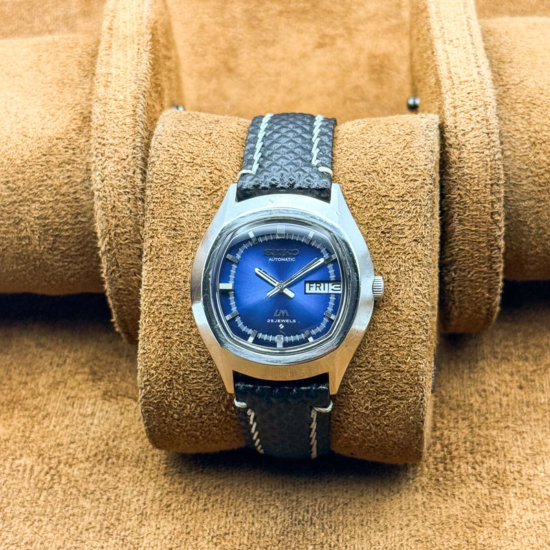Seiko Seiko - LM "Deep Blue Sunburst" 青嵐 (Ao Arashi) – Blue Storm - No reserve price - 5606-5140 - Men - 1973 vintage watch - image 9