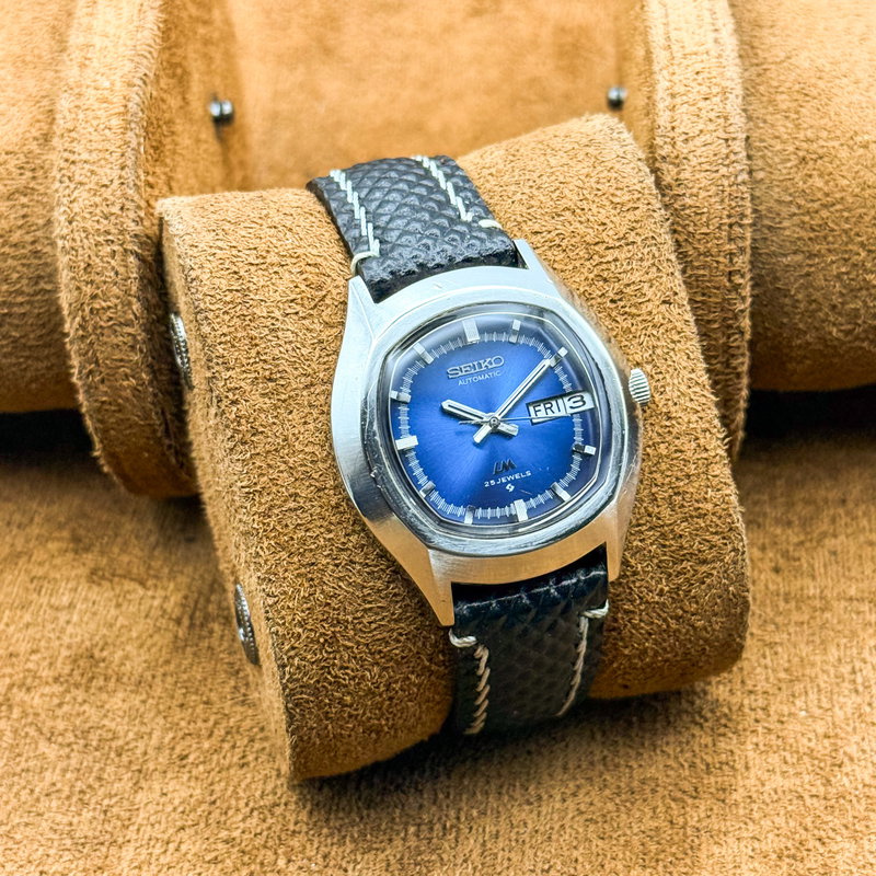 Seiko Seiko - LM "Deep Blue Sunburst" 青嵐 (Ao Arashi) – Blue Storm - No reserve price - 5606-5140 - Men - 1973 vintage watch - image 11