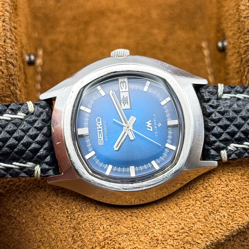 Seiko Seiko - LM "Deep Blue Sunburst" 青嵐 (Ao Arashi) – Blue Storm - No reserve price - 5606-5140 - Men - 1973 vintage watch - image 21