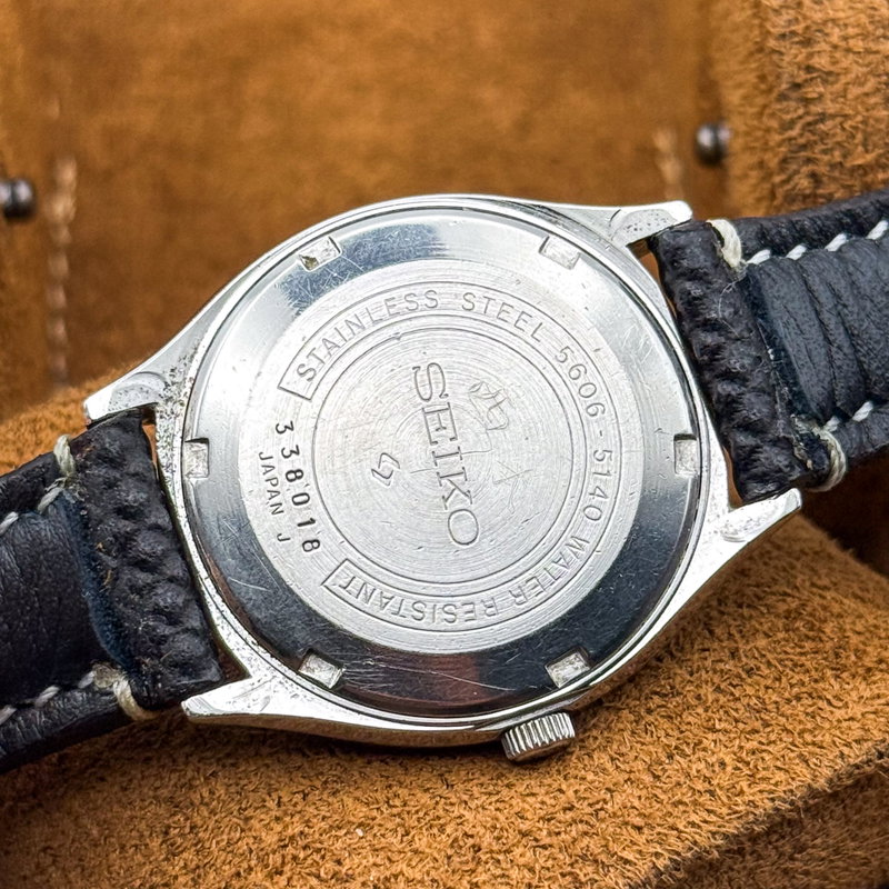 Seiko Seiko - LM "Deep Blue Sunburst" 青嵐 (Ao Arashi) – Blue Storm - No reserve price - 5606-5140 - Men - 1973 vintage watch - image 22