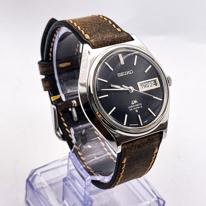Seiko Seiko - Lord Matic 黒月 (Kokuzuki) – Black Moon - Ingen mindstepris - 5606-7140 - Men - 1978 vintage watch - image 3