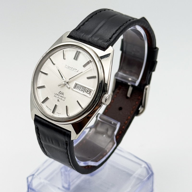 Seiko Seiko - Lord Matic [Near-Mint] 白幻 (Hakugen) – White Illusion - No Reserve Price - 5606-7000 - Men - 1970 vintage watch - image 2