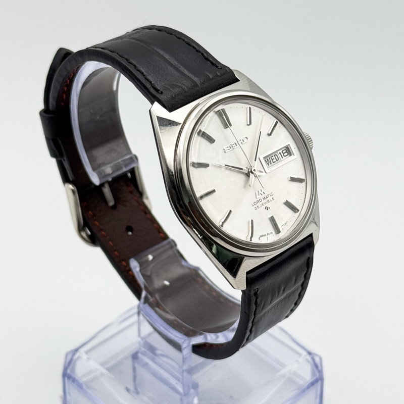 Seiko Seiko - Lord Matic [Near-Mint] 白幻 (Hakugen) – White Illusion - No Reserve Price - 5606-7000 - Men - 1970 vintage watch - image 4