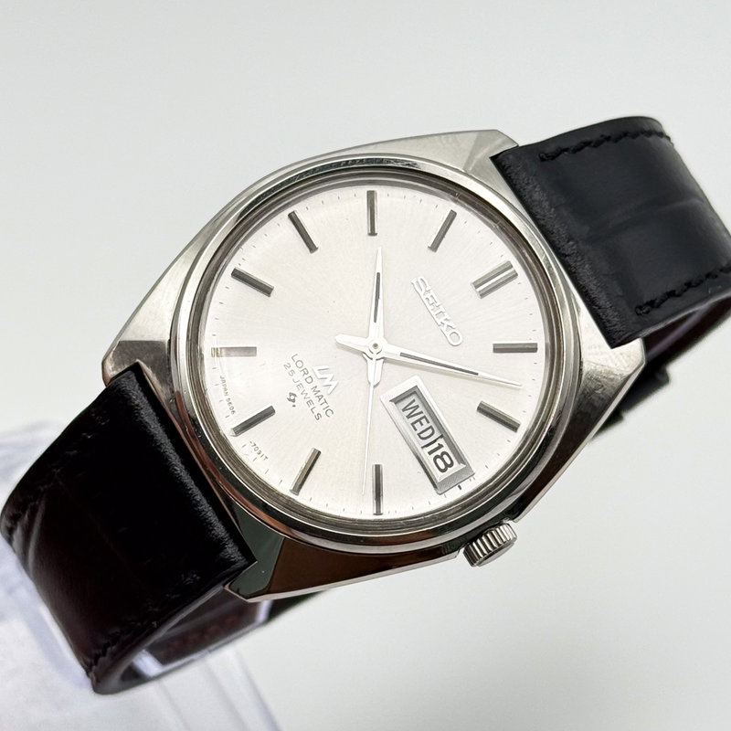 Seiko Seiko - Lord Matic [Near-Mint] 白幻 (Hakugen) – White Illusion - No Reserve Price - 5606-7000 - Men - 1970 vintage watch - image 8