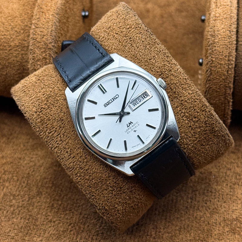 Seiko Seiko - Lord Matic [Near-Mint] 白幻 (Hakugen) – White Illusion - No Reserve Price - 5606-7000 - Men - 1970 vintage watch - image 10