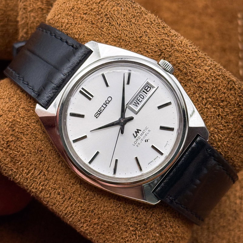 Seiko Seiko - Lord Matic [Near-Mint] 白幻 (Hakugen) – White Illusion - No Reserve Price - 5606-7000 - Men - 1970 vintage watch - image 13