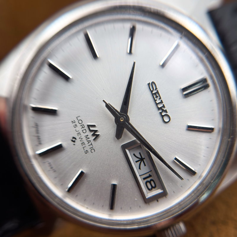 Seiko Seiko - Lord Matic [Near-Mint] 白幻 (Hakugen) – White Illusion - No Reserve Price - 5606-7000 - Men - 1970 vintage watch - image 18