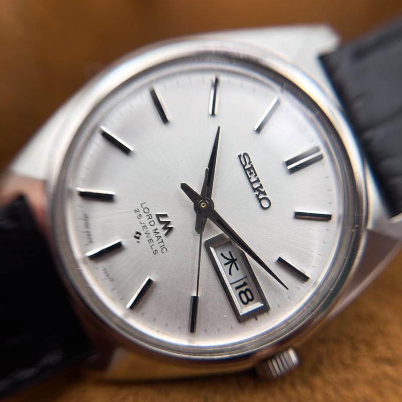 Seiko Seiko - Lord Matic [Near-Mint] 白幻 (Hakugen) – White Illusion - No Reserve Price - 5606-7000 - Men - 1970 vintage watch - image 20