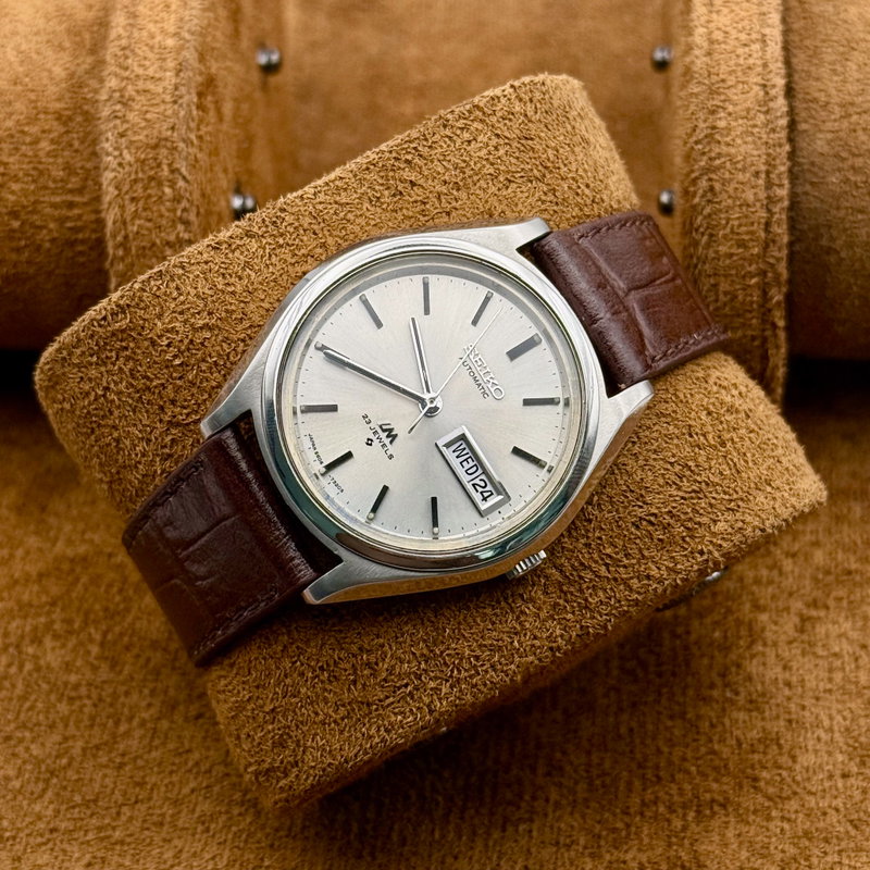 Seiko Seiko - Lord Matic [Near-Mint] 無響 (Mukyō) – No Echo - No Reserve Price - 5606-7070 - Men - 1970 vintage watch - image 13
