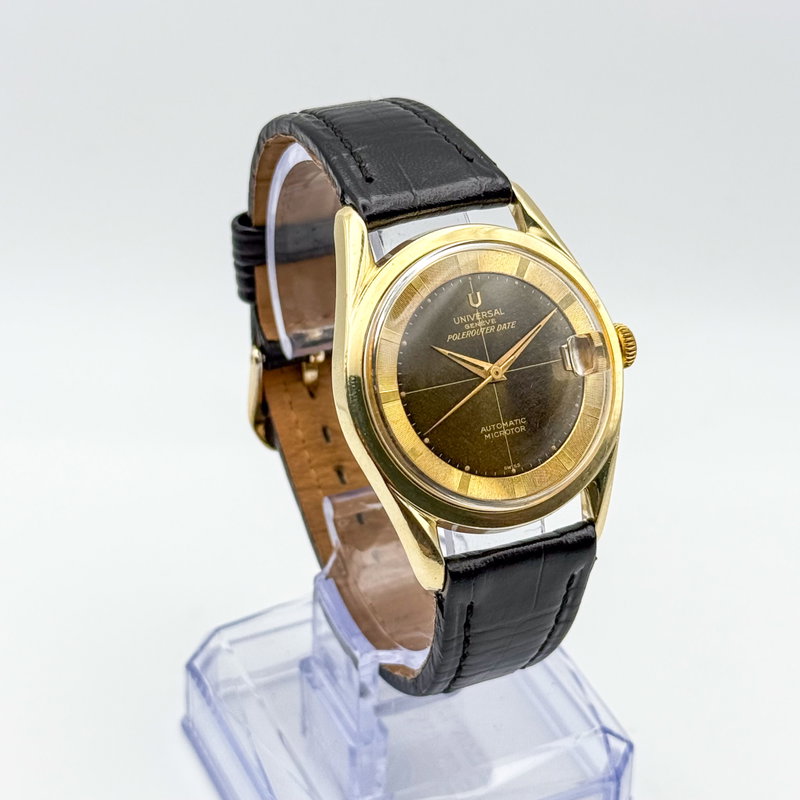 Universal Genève Universal Genève - Polerouter Date 'Tropical Dial' - 204605-3 - Hombre - 1965 vintage watch - image 10