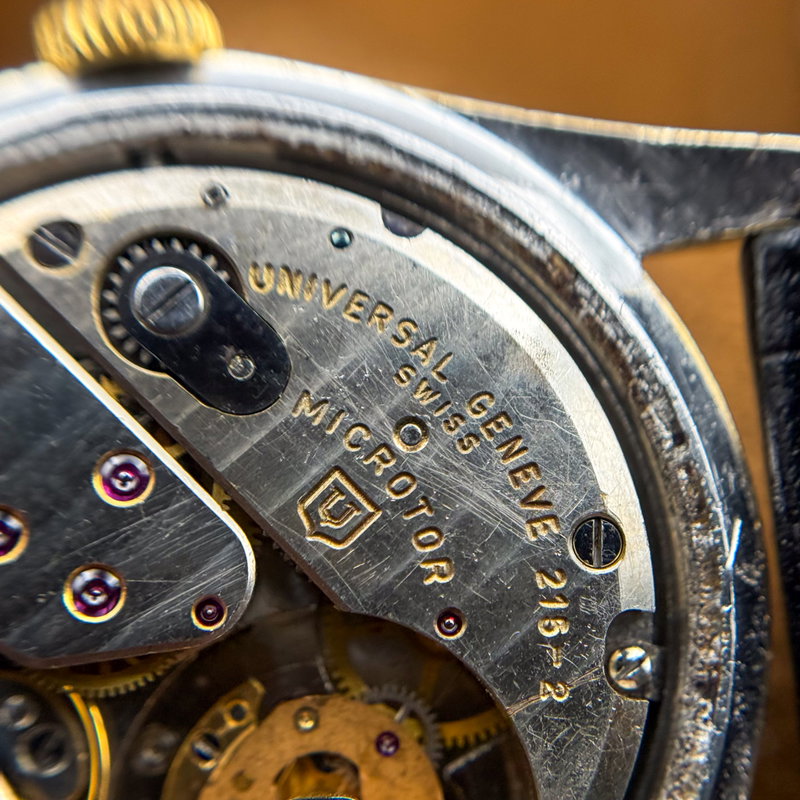 Universal Genève Universal Genève - Polerouter Date 'Tropical Dial' - 204605-3 - Hombre - 1965 vintage watch - image 20