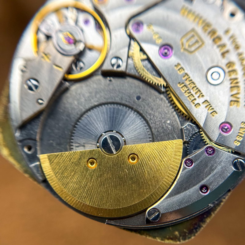 Universal Genève Universal Genève - Gilt Shadow - Zonder minimumprijs - 566105 - Heren - 1970 vintage watch - image 34