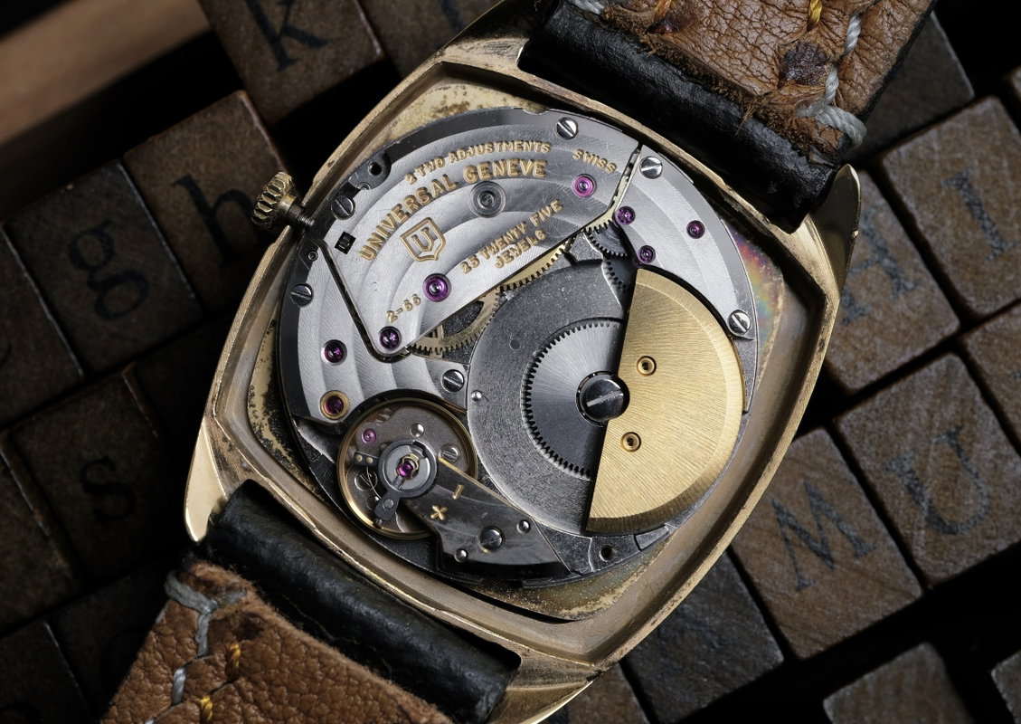 Universal Genève Universal Genève - Gilt Shadow - Zonder minimumprijs - 566105 - Heren - 1970 vintage watch - image 4
