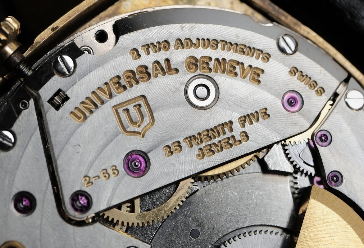 Universal Genève Universal Genève - Gilt Shadow - Zonder minimumprijs - 566105 - Heren - 1970 vintage watch - image 7