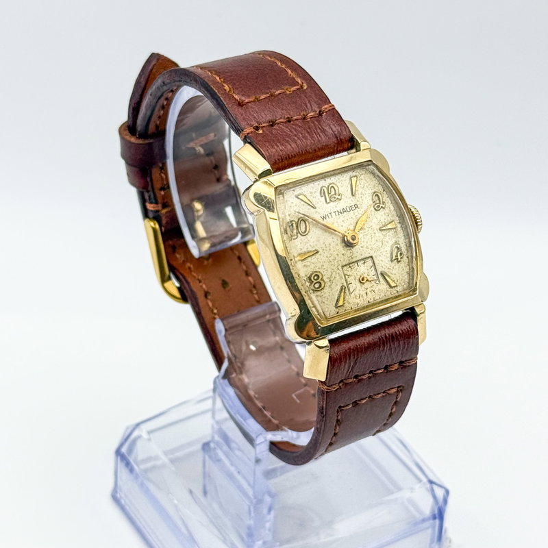 Wittnauer Wittnauer - 'Art Deco' [10K GOLD FILLED] - Zonder minimumprijs - 103851 - Heren - 1950-1959  vintage watch - image 4
