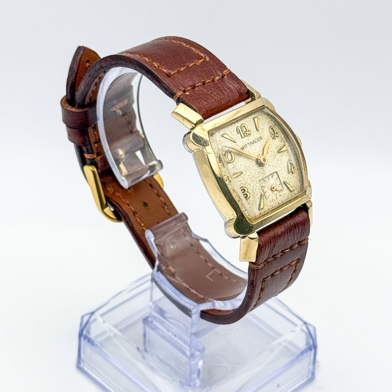 Wittnauer Wittnauer - 'Art Deco' [10K GOLD FILLED] - Zonder minimumprijs - 103851 - Heren - 1950-1959  vintage watch - image 5