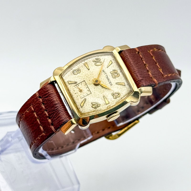 Wittnauer Wittnauer - 'Art Deco' [10K GOLD FILLED] - Zonder minimumprijs - 103851 - Heren - 1950-1959  vintage watch - image 9