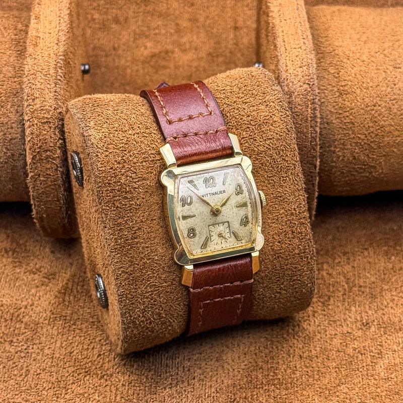Wittnauer Wittnauer - 'Art Deco' [10K GOLD FILLED] - Zonder minimumprijs - 103851 - Heren - 1950-1959  vintage watch - image 12