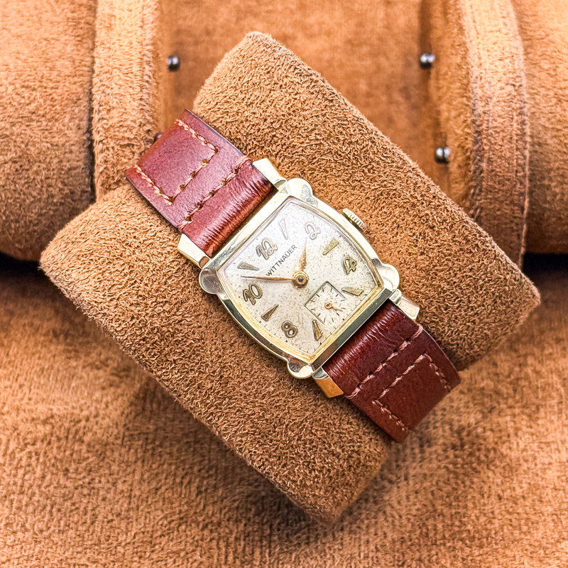 Wittnauer Wittnauer - 'Art Deco' [10K GOLD FILLED] - Zonder minimumprijs - 103851 - Heren - 1950-1959  vintage watch - image 13