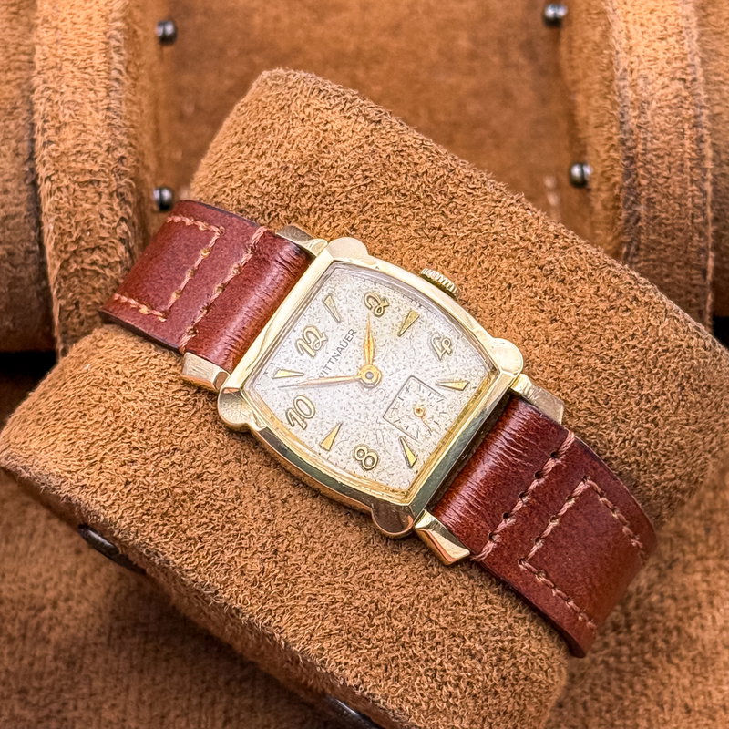 Wittnauer Wittnauer - 'Art Deco' [10K GOLD FILLED] - Zonder minimumprijs - 103851 - Heren - 1950-1959  vintage watch - image 14