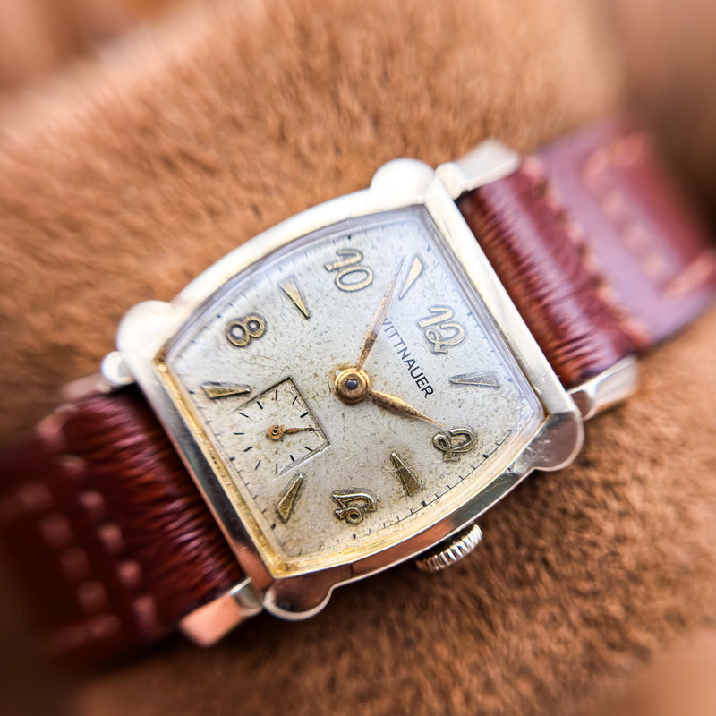 Wittnauer Wittnauer - 'Art Deco' [10K GOLD FILLED] - Zonder minimumprijs - 103851 - Heren - 1950-1959  vintage watch - image 18