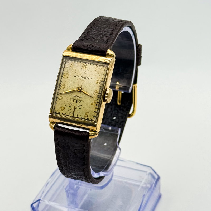 Wittnauer Wittnauer - Revue ["Art Deco"] "10K Gold Filled" [Serviced"] - No Reserve Price - 73 Revue / AXA - Men - 1900-1949  vintage watch - image 2