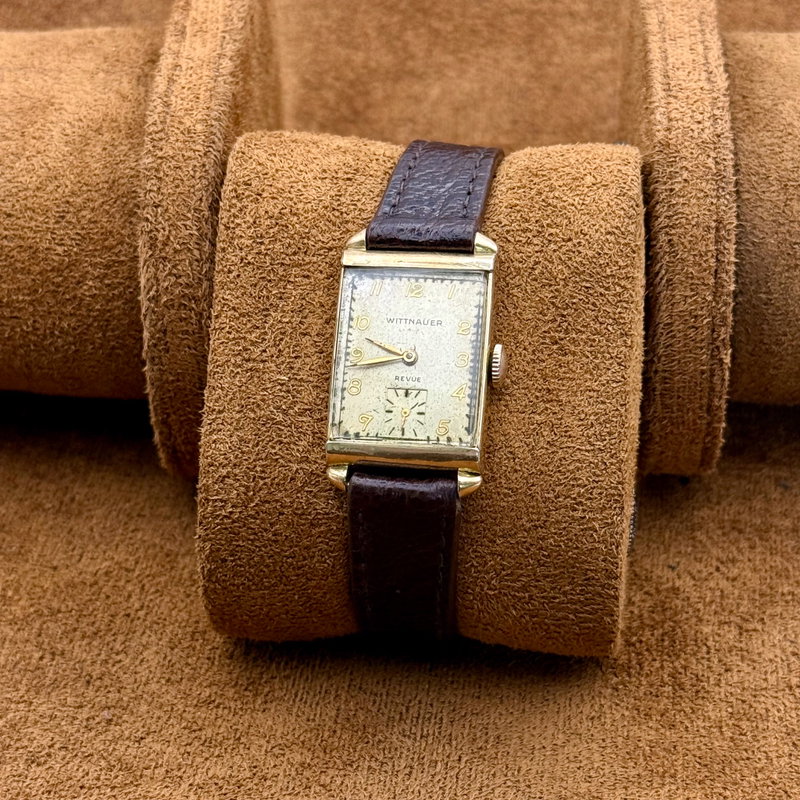 Wittnauer Wittnauer - Revue ["Art Deco"] "10K Gold Filled" [Serviced"] - No Reserve Price - 73 Revue / AXA - Men - 1900-1949  vintage watch - image 9