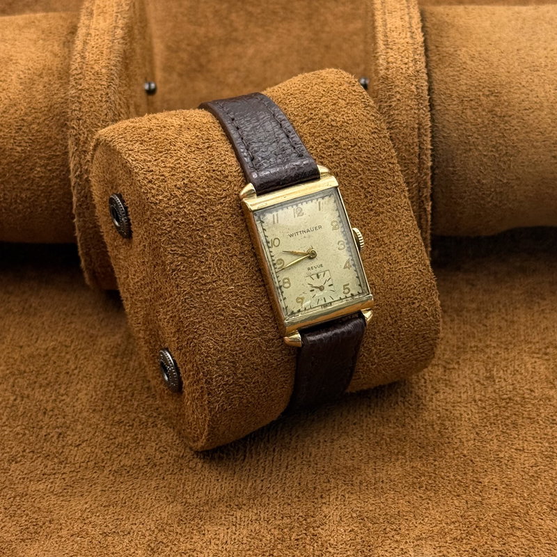 Wittnauer Wittnauer - Revue ["Art Deco"] "10K Gold Filled" [Serviced"] - No Reserve Price - 73 Revue / AXA - Men - 1900-1949  vintage watch - image 11