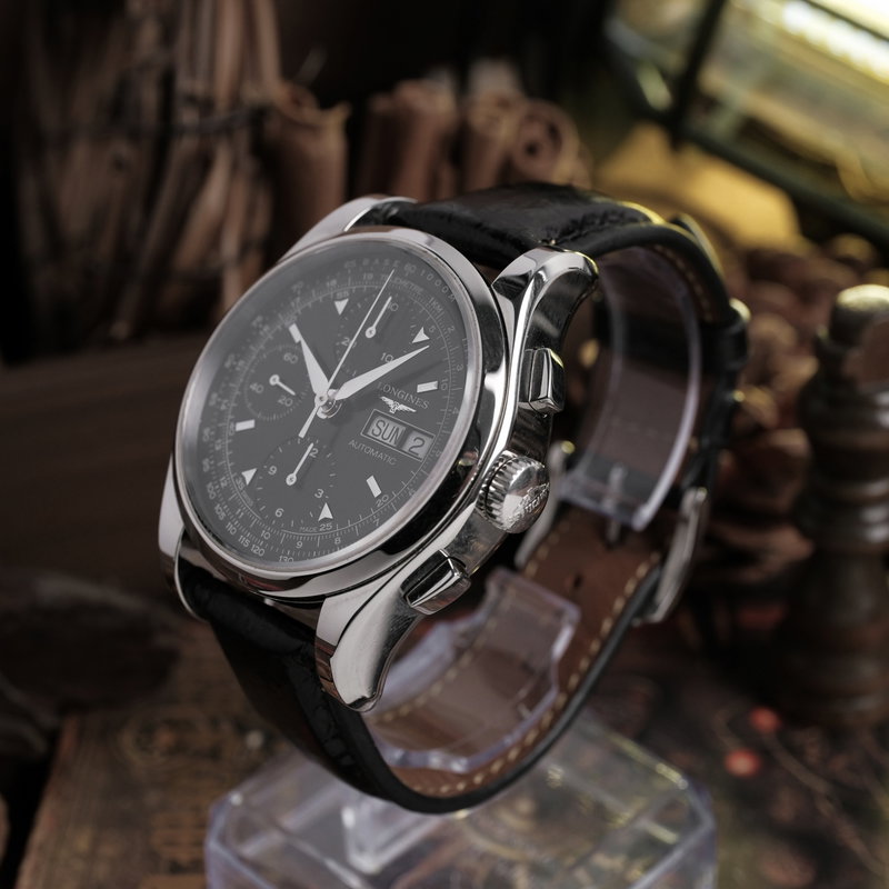 Longines Longines - Heritage 1954 Chronograph 'Serviced' - L2.747.4 - Herren - 2010 vintage watch - image 4