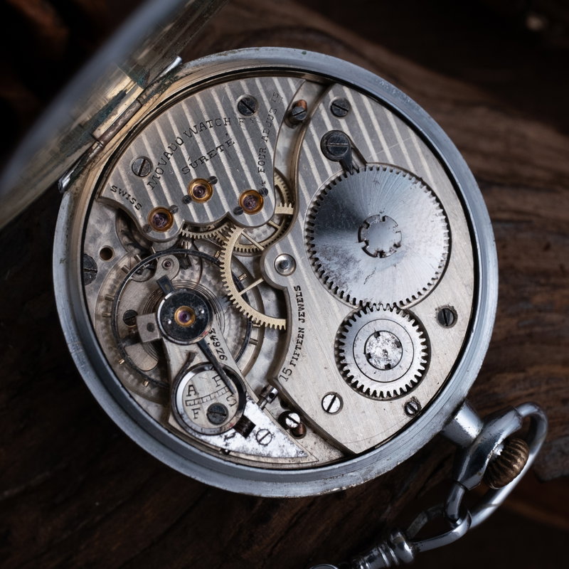 Movado Movado - Pocket Watch - Sans prix de réserve - 656616 - Homme - 1900-1949  vintage watch - image 10