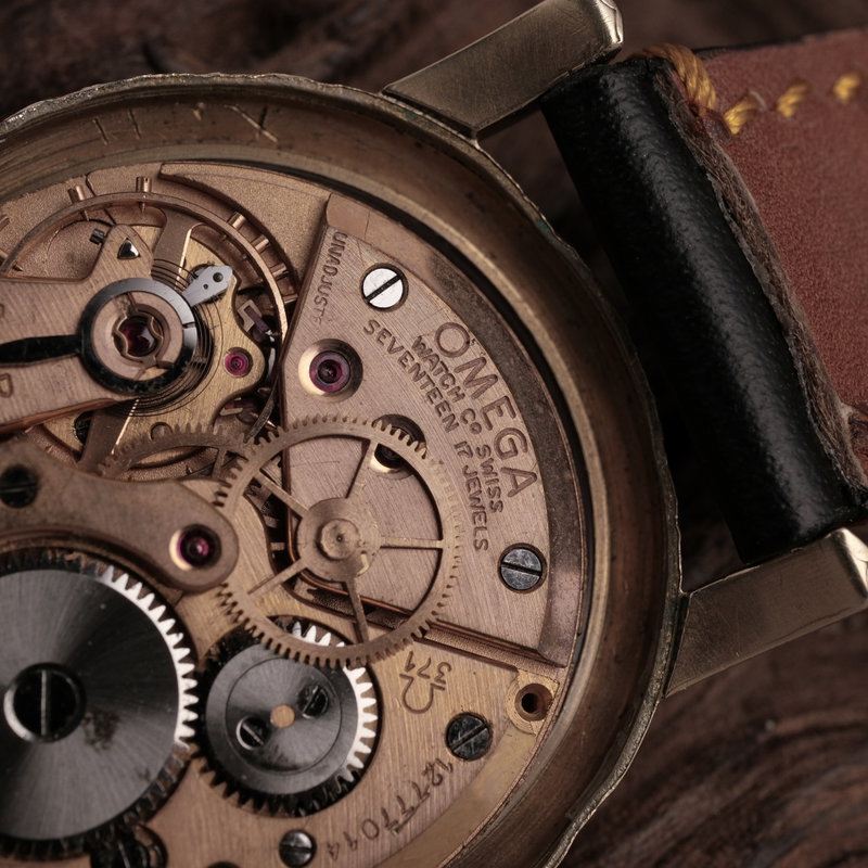 Omega Omega - Caliber 371 "14K GOLD-FILLED" - No reserve price - P 6240 - Men - 1951 vintage watch - image 12