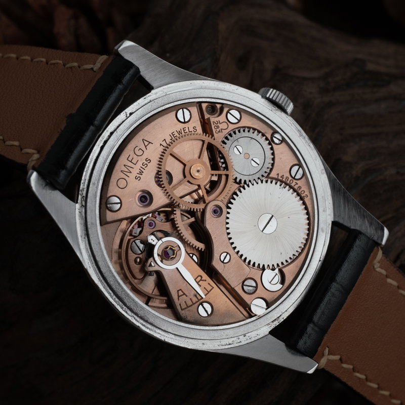 Omega Omega - Caliber 283 - Senza prezzo di riserva - 2760-10 SC - Uomo - 1950-1959 vintage watch - image 12