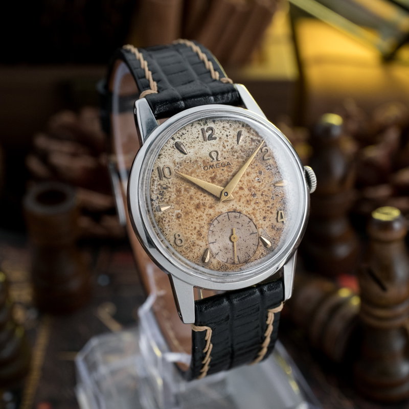 Omega Omega - Caliber 265 'Aged Patina' - No reserve price - 2495 17 - Men - 1950 vintage watch - image 4