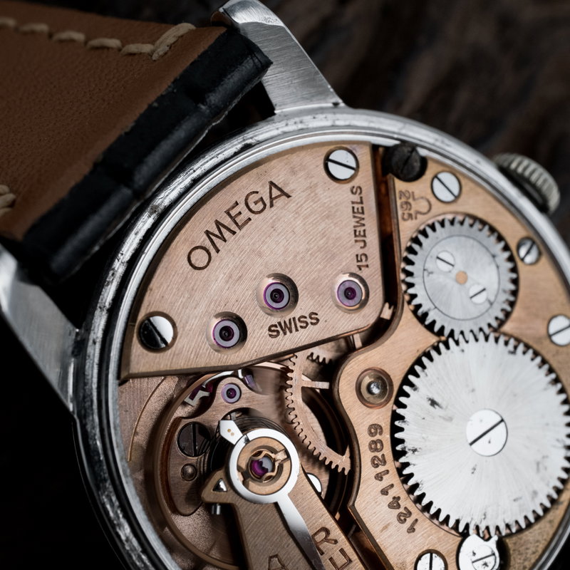 Omega Omega - Caliber 265 'Aged Patina' - No reserve price - 2495 17 - Men - 1950 vintage watch - image 18