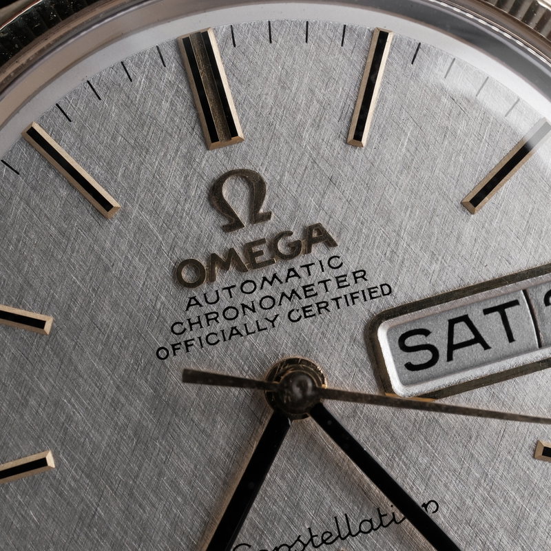 Omega Omega - Constellation C-Shape Chronometer 'Linen Dial' - CD 168.029 - Men - 1968 vintage watch - image 14