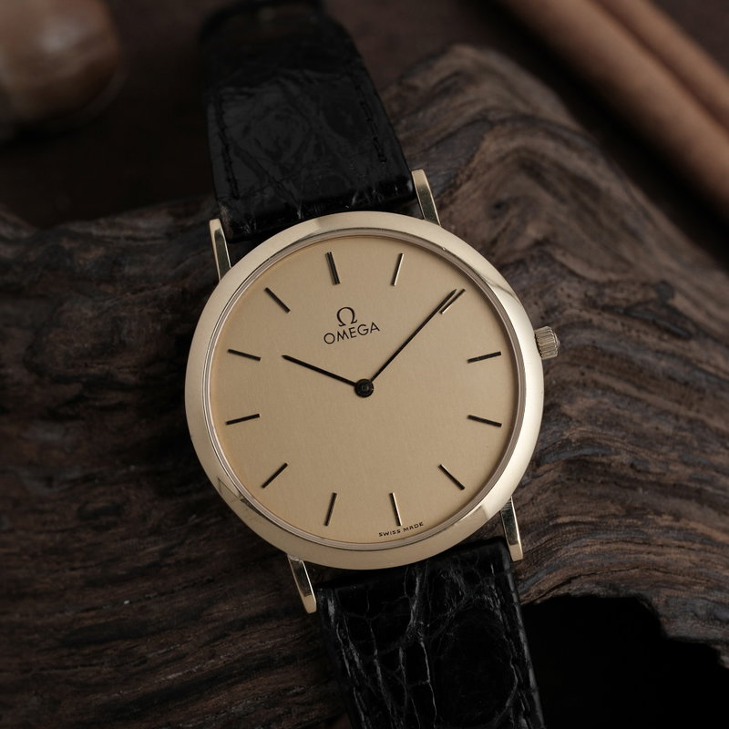 Omega Omega - De Ville Champagne Dial - Senza prezzo di riserva - 1950075.1 - Uomo - 1980-1989 vintage watch - image 2