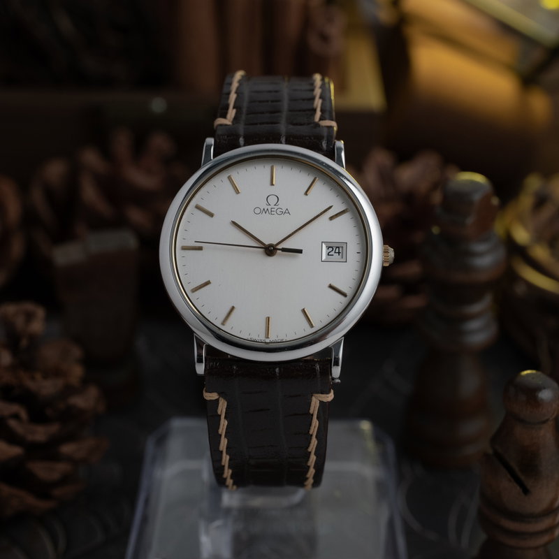 Omega Omega - De Ville - Sans prix de réserve - 196 0312.1 - Homme - 1990 vintage watch - image 2