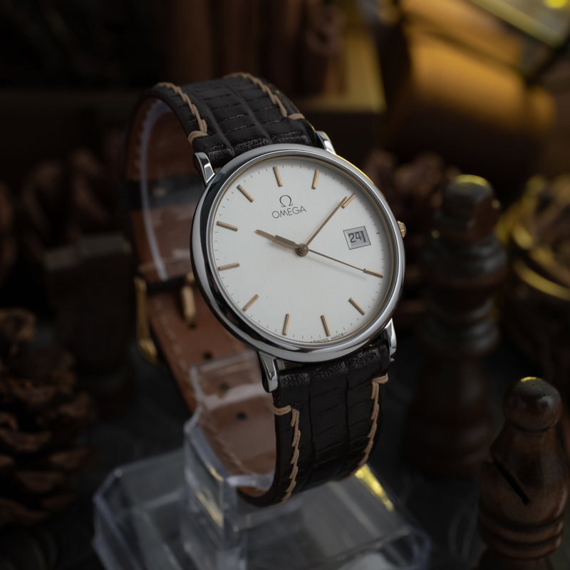 Omega Omega - De Ville - Sans prix de réserve - 196 0312.1 - Homme - 1990 vintage watch - image 4