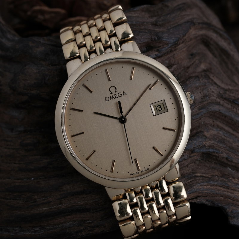 Omega Omega - De Ville Brushed Champagne Dial - Ingen mindstepris - DL 3961012 - Unisex - 1993 vintage watch - image 9