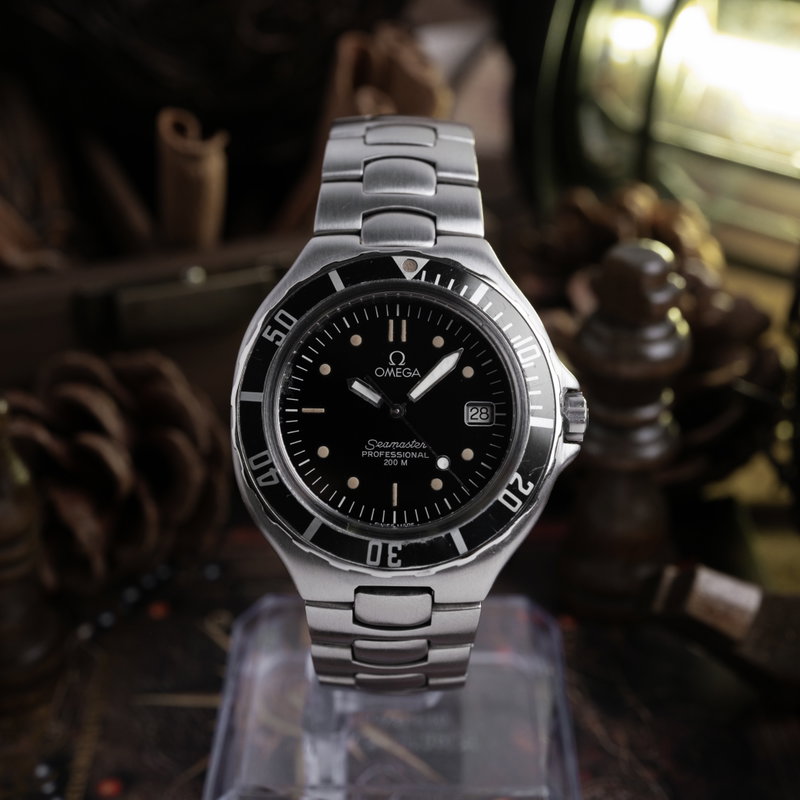 Omega Omega - Seamaster Diver 'Pre-Bond' 200M - No reserve price - 396.1042.1 - Men - 1990 vintage watch - image 4