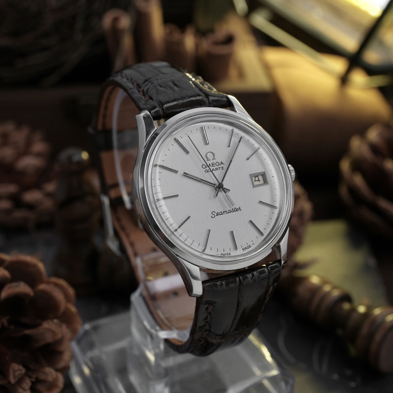 Omega Omega - Seamaster QZ Cal. 1342 Silver Dial 'Serviced' - No reserve price - 1960106 - Men - 1977 vintage watch - image 2